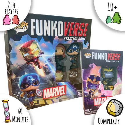 Funkoverse Strategy Game Marvel & Thanos - Available