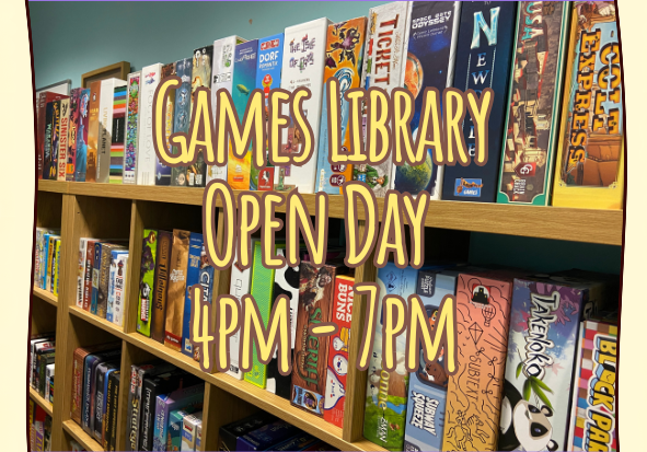 Library open day 4pm-7pm