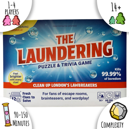 The Laundering Puzzle & Trivia Game - Available 2