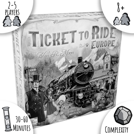 Ticket to Ride Europe - Unavailable 2