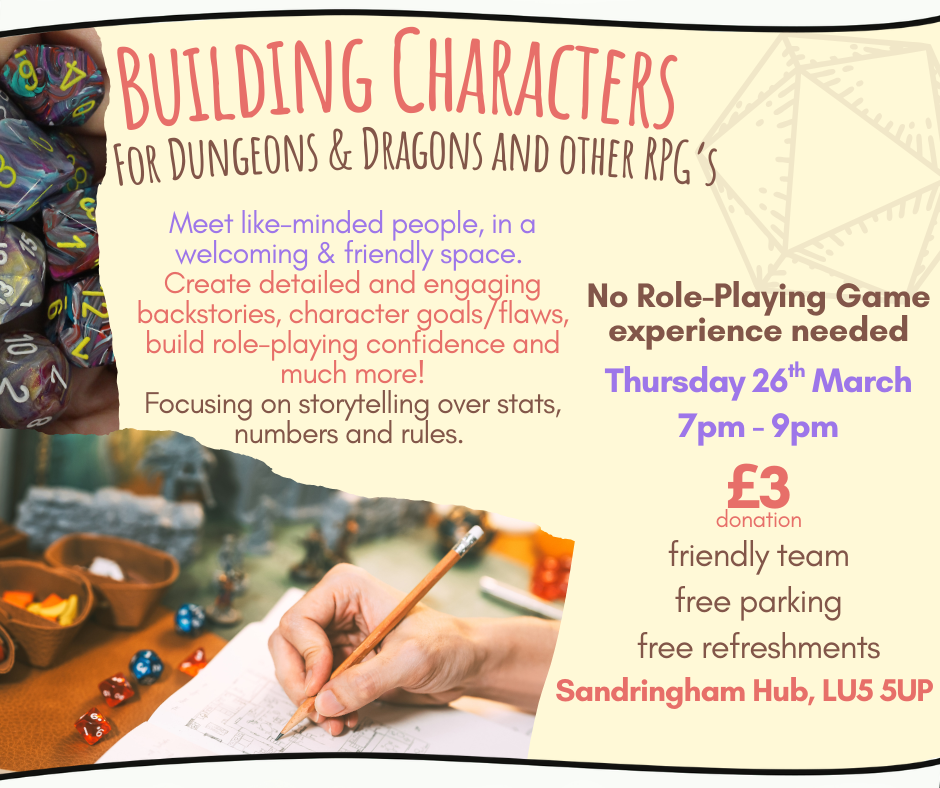 Building Characters 26th March
